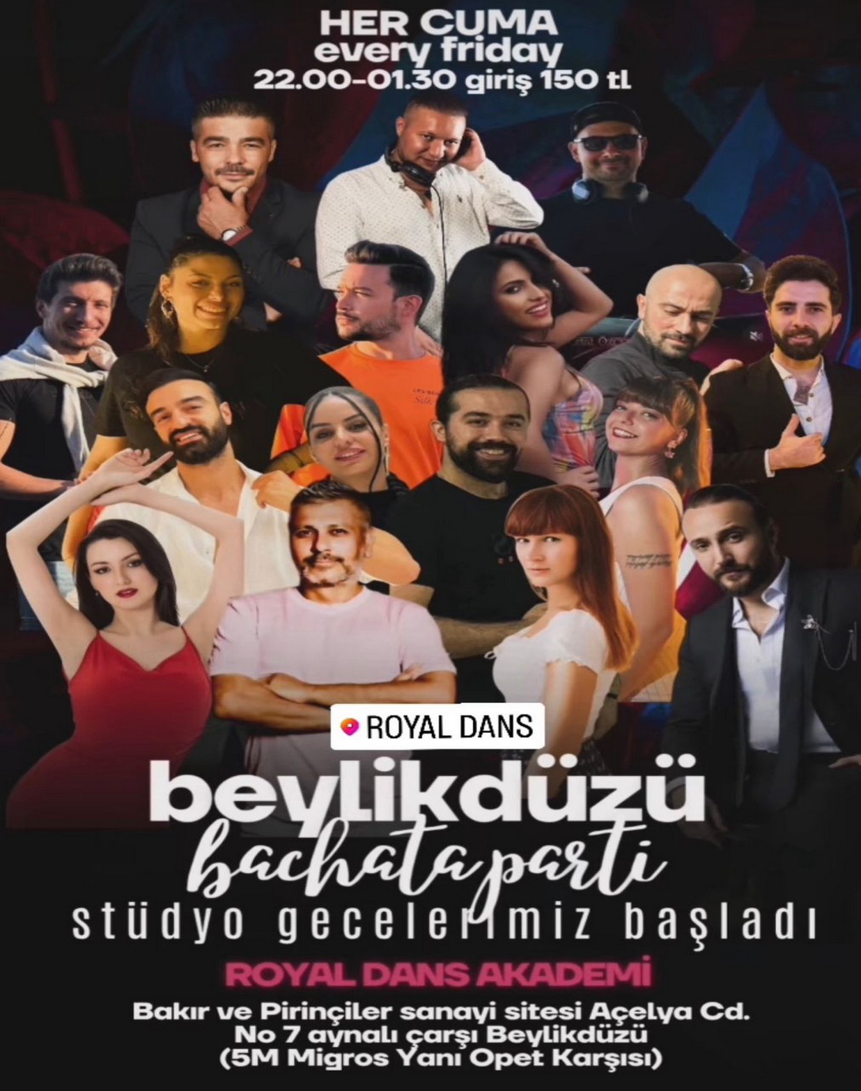 Beylikdüzü Bachata Night @ Royal Dans